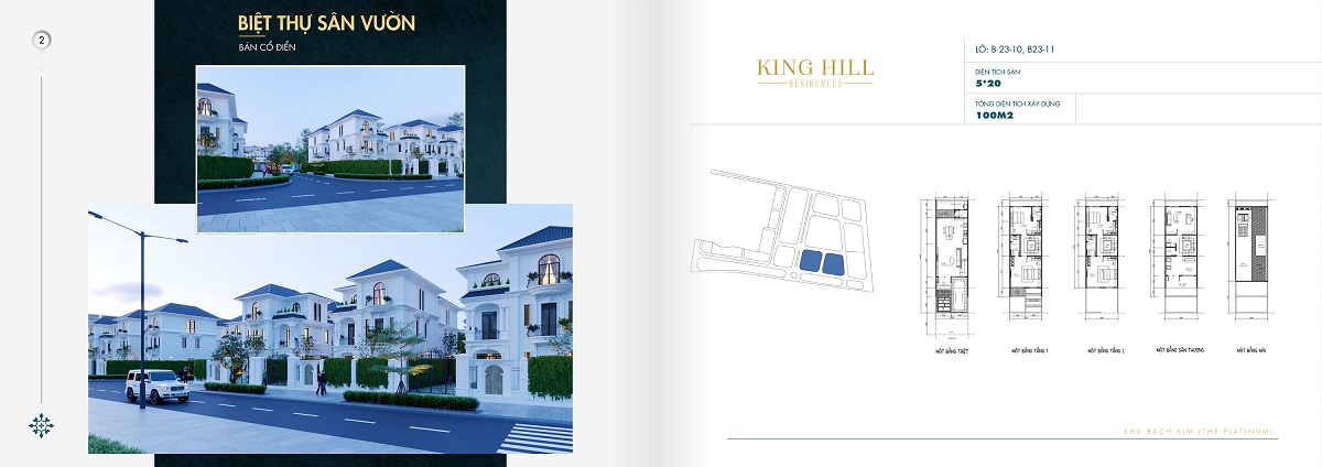 Biệt thự sân vườn King Hill Residences