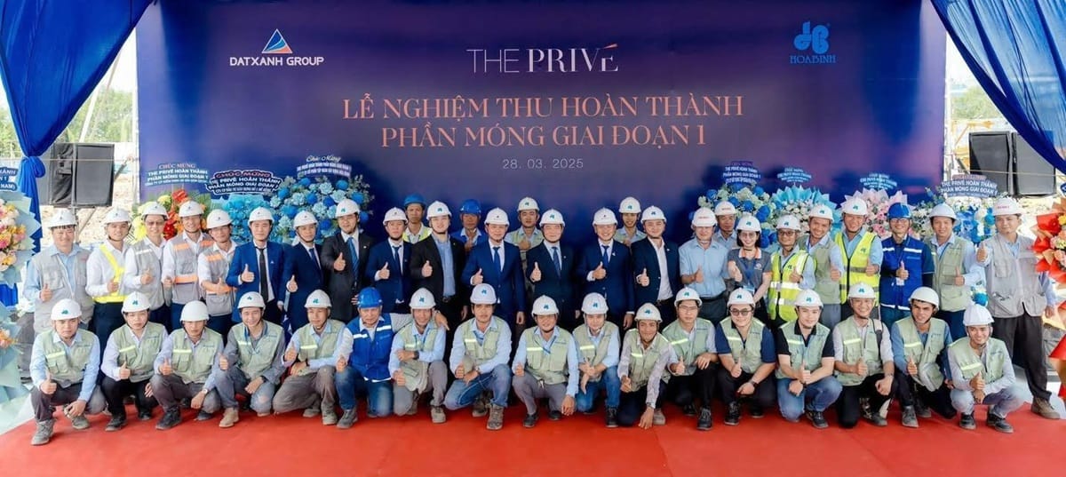 Lễ nghiệm thu hoàn thành phần móng giai đoạn 1 The Prive thủ Đức Lễ nghiệm thu hoàn thành phần móng giai đoạn 1 The Prive thủ Đức