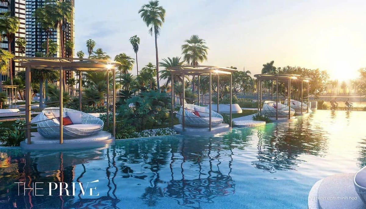 Phối cảnh hồ bơi vô cực tại The Prive Thủ Đức Phối cảnh hồ bơi vô cực tại The Prive Thủ Đức
