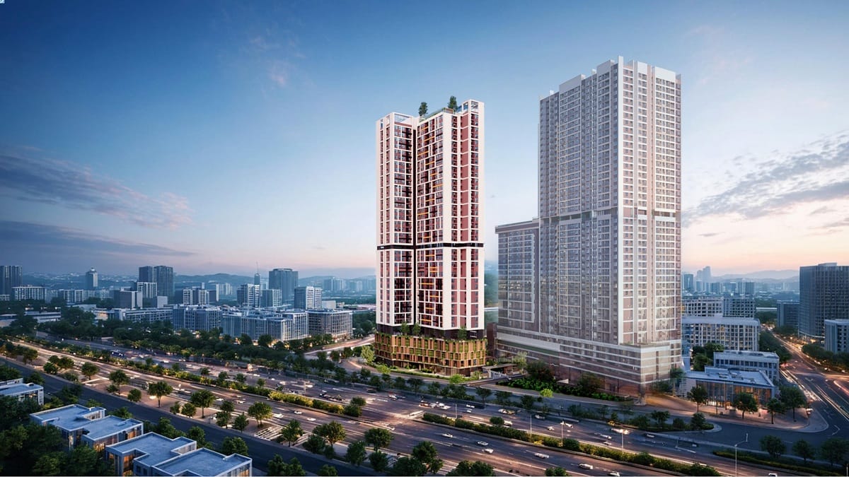 Picity Sky Zen Phối cảnh tổng thể tháp Picity Sky Zen